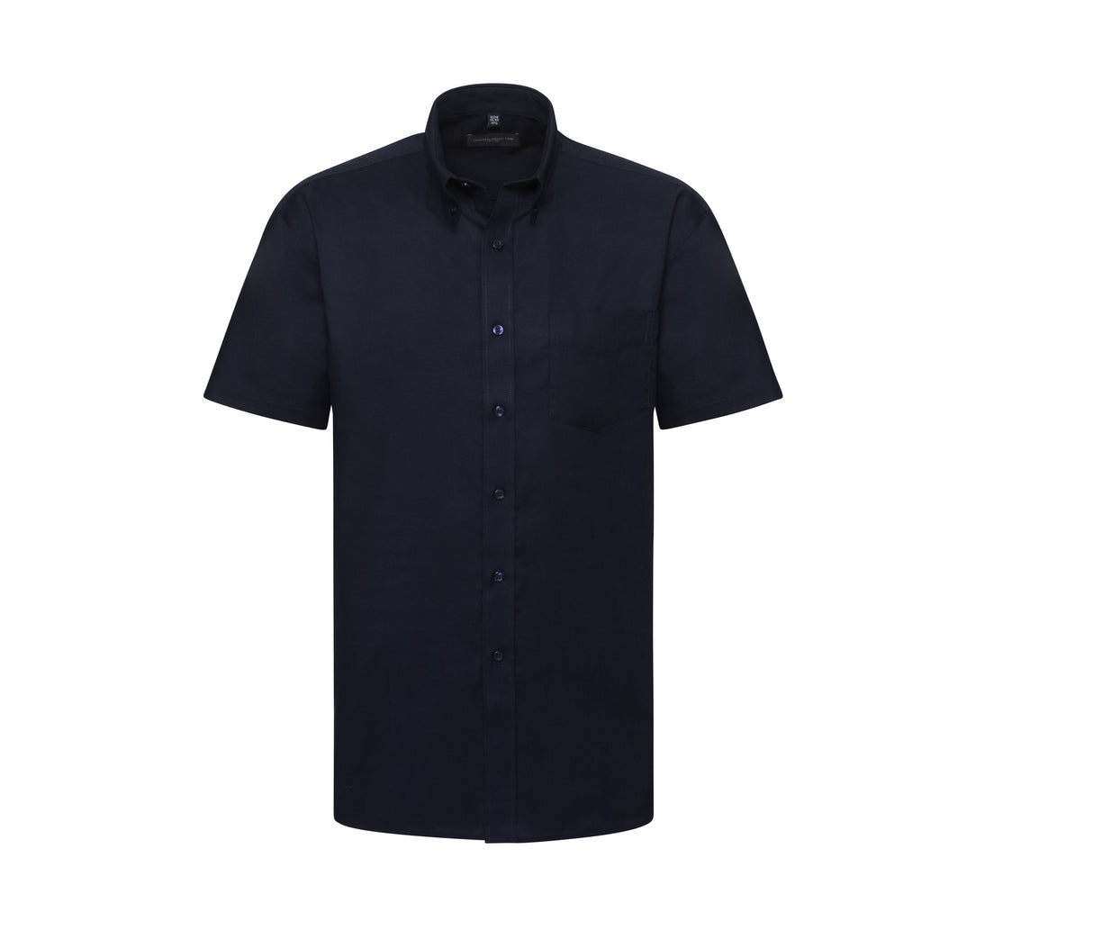 RUSSELL COLLECTION MEN'S SHORT SLEEVE CLASSIC OXFORD SHIRT
