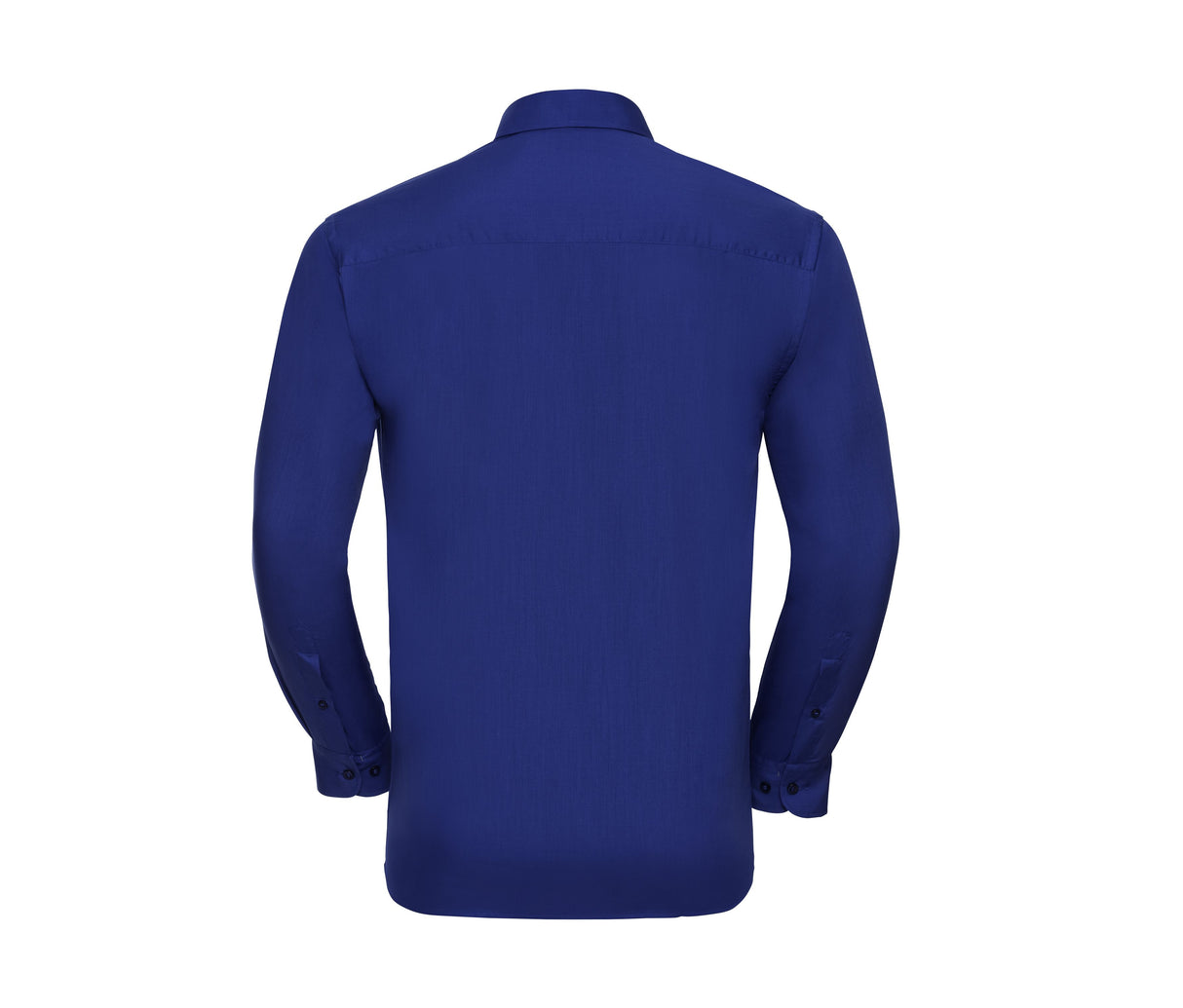 RUSSELL COLLECTION MEN'S LONG SLEEVE CLASSIC POLYCOTTON POPLIN SHIRT