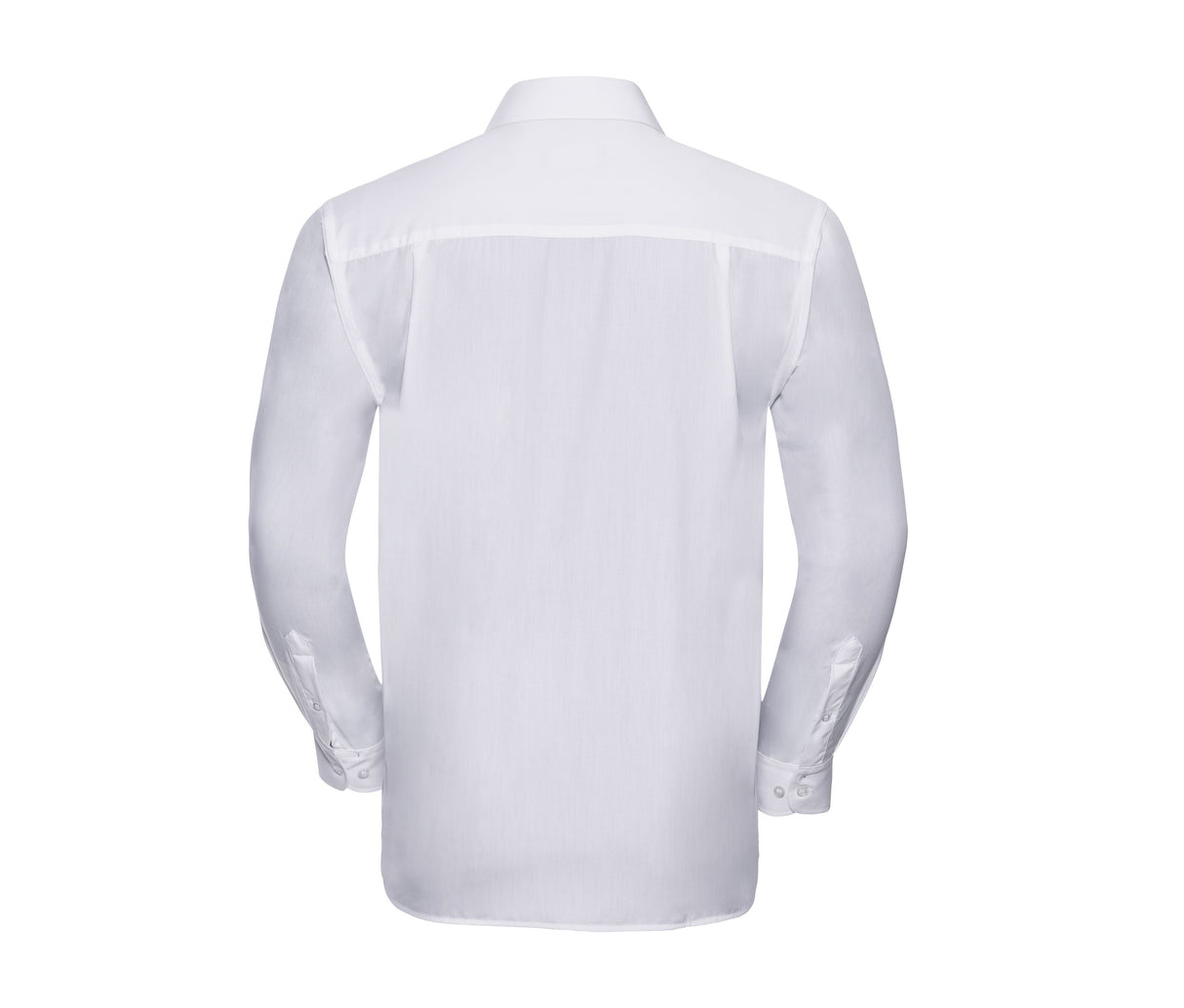 RUSSELL COLLECTION MEN'S LONG SLEEVE CLASSIC POLYCOTTON POPLIN SHIRT