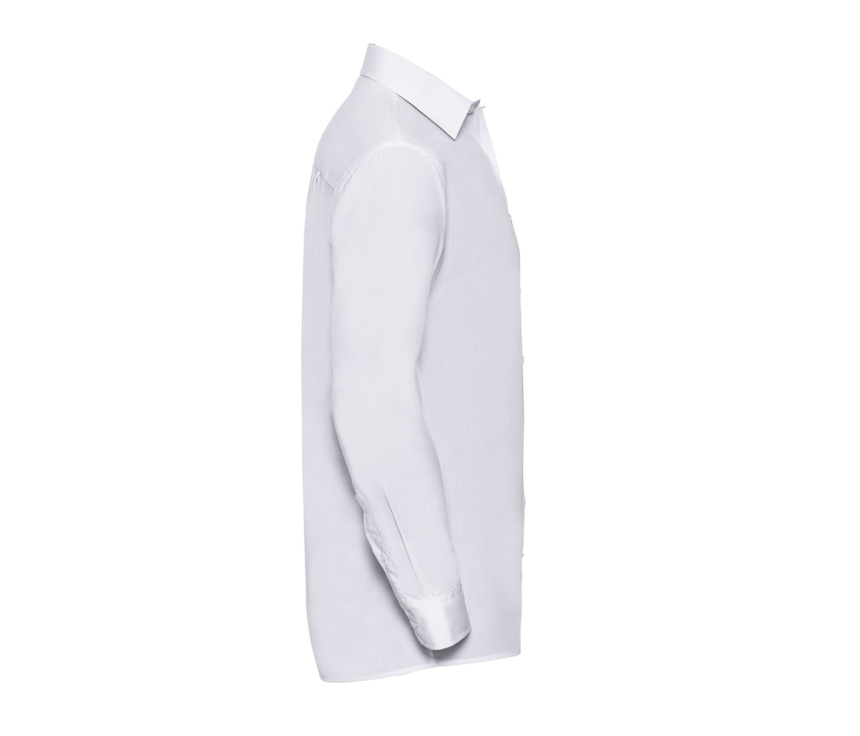 RUSSELL COLLECTION MEN'S LONG SLEEVE CLASSIC POLYCOTTON POPLIN SHIRT