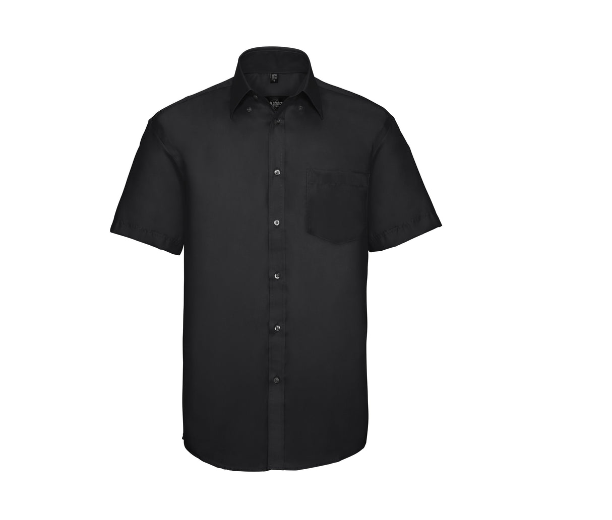 RUSSELL COLLECTION MEN'S SHORT SLEEVE CLASSIC ULTIMATE NON-IRON SHIRT