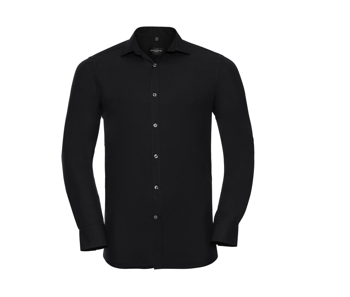 RUSSELL COLLECTION MEN'S LONG SLEEVE FITTED ULTIMATE STRETCH SHIRT