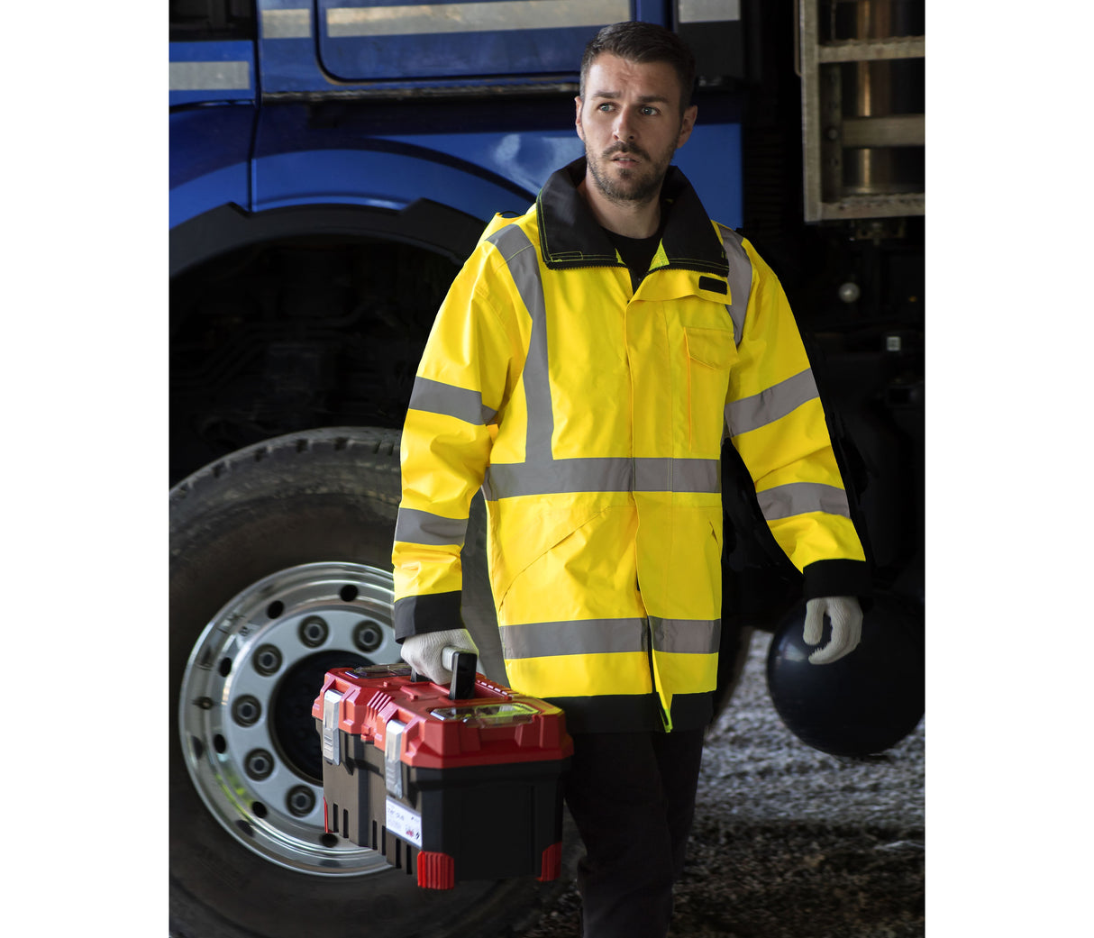 KORNTEX HI-VIS RAIN LITE JACKET KAUNAS