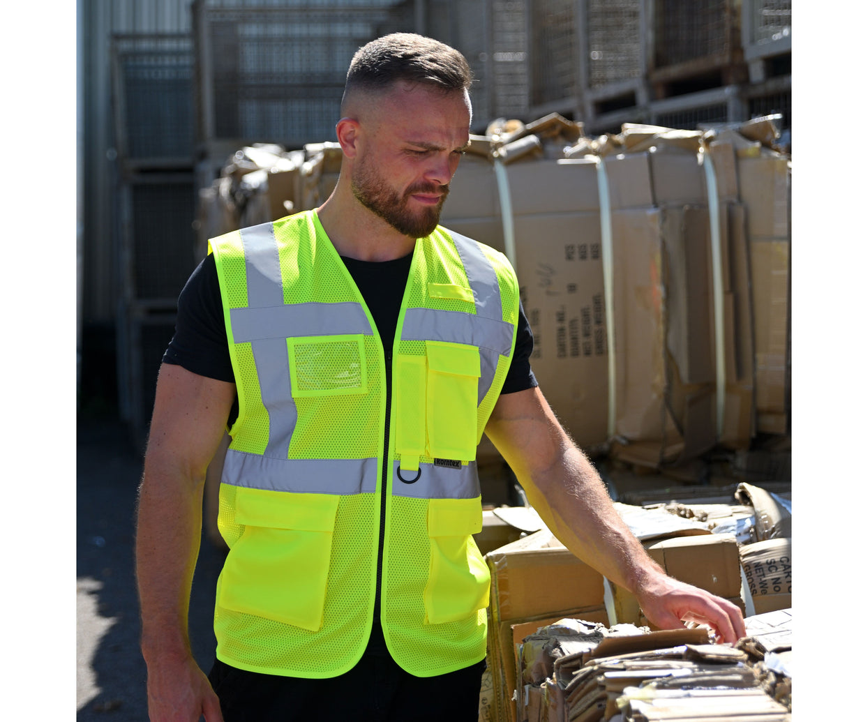 KORNTEX MESH MULTIFUNCTIONAL SAFETY VEST "LARISA"