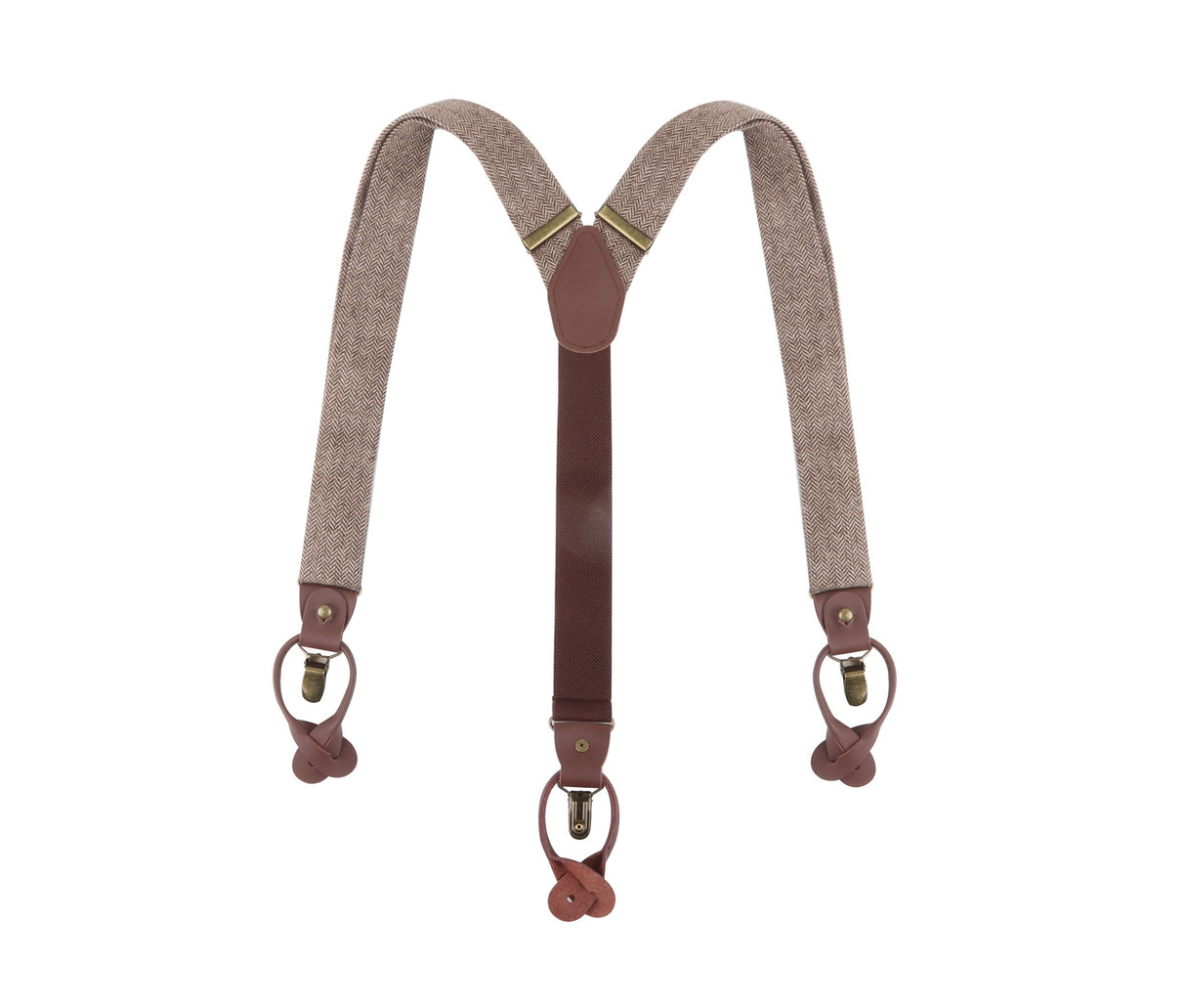 KARLOWSKY SUSPENDERS URBAN-HERRINGBONE