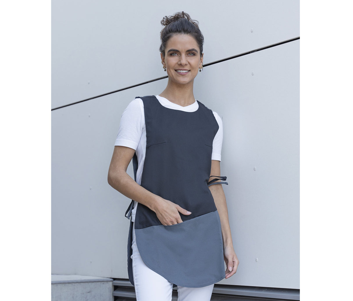 KARLOWSKY Work Smock Bea Anthracite