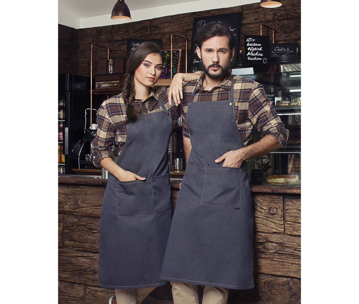 KARLOWSKY Bib Apron Jeans-Style