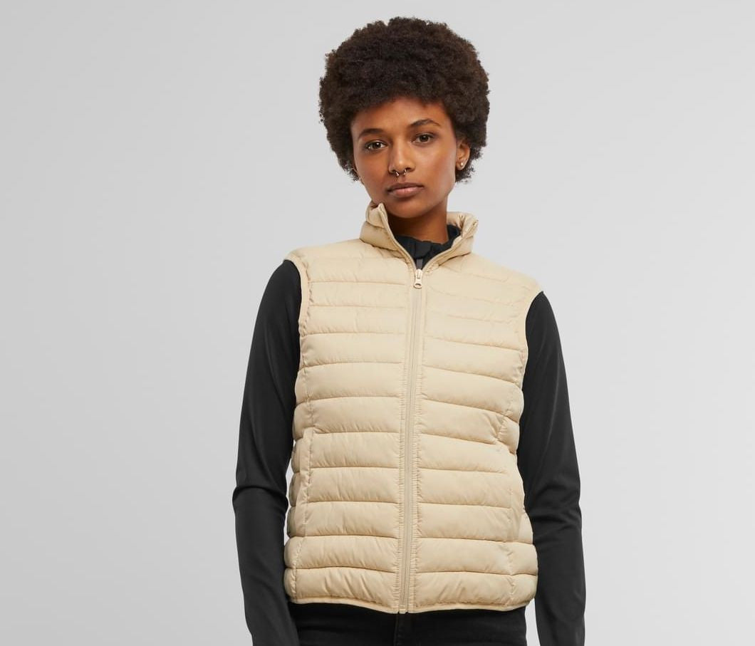 NEW MORNING STUDIOS Ladies Light Puffer Vest