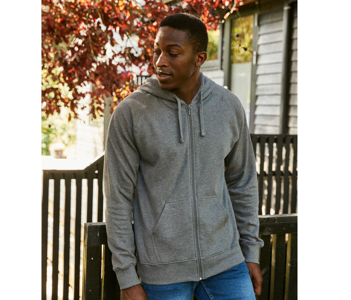 NEUTRAL MENS HOODIE WITH ZIP
