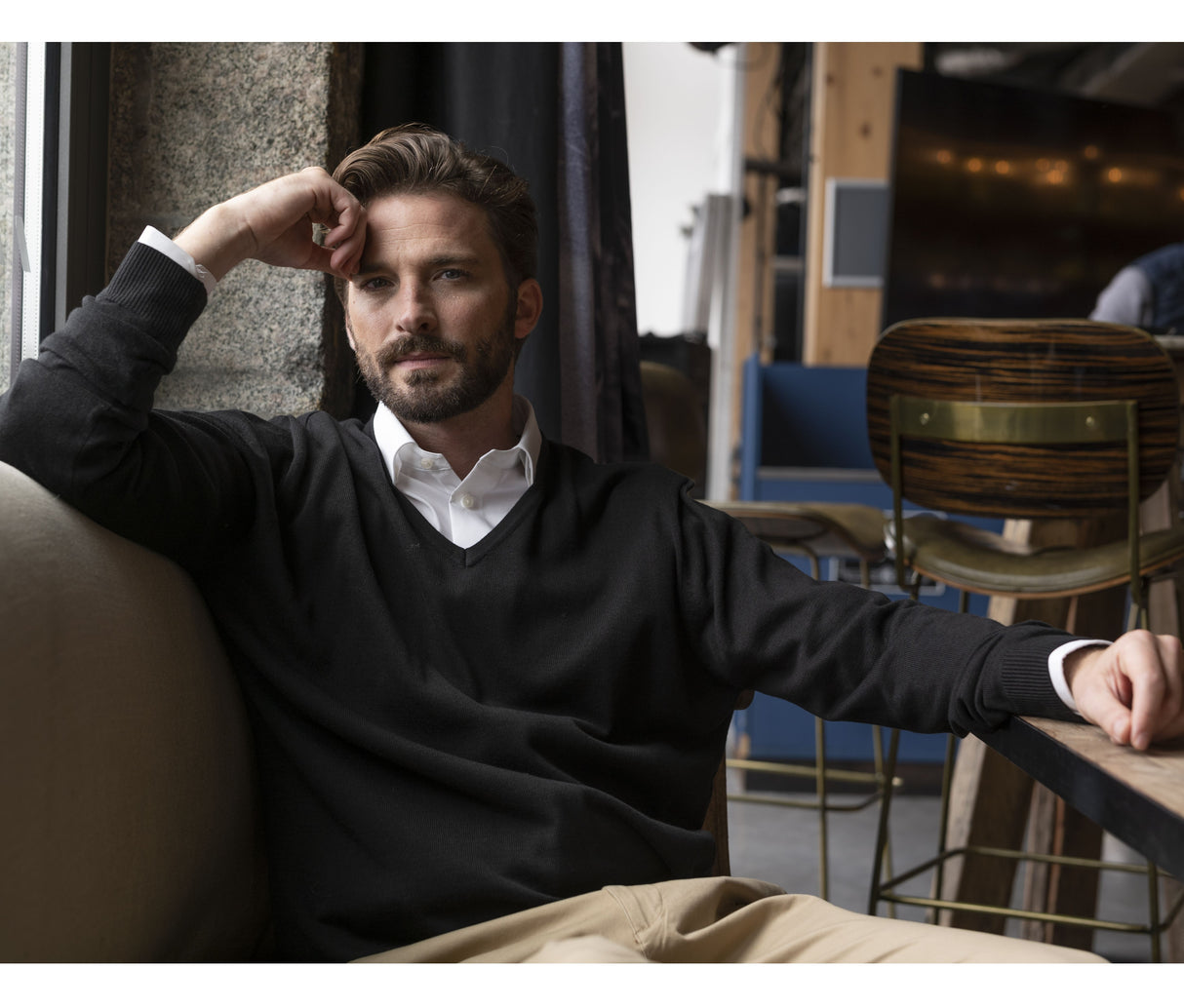 PEN DUICK MENS V NECK