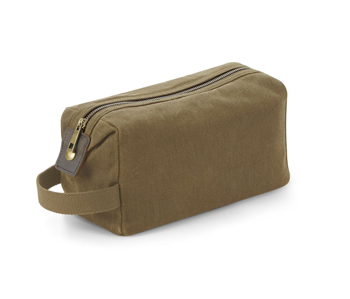 QUADRA HERITAGE WAXED CANVAS WASH BAG