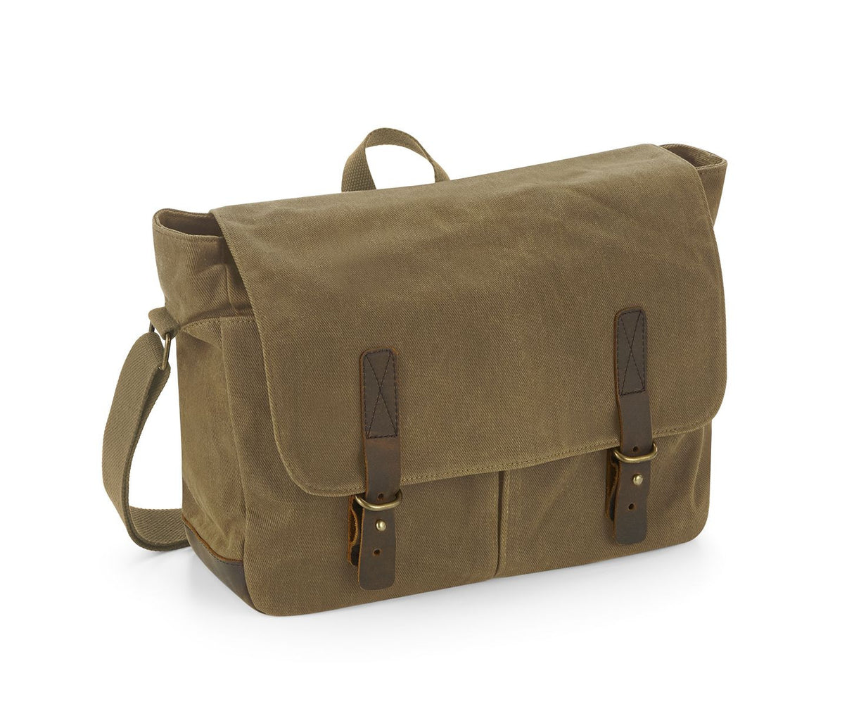 QUADRA HERITAGE WAXED CANVAS MESSENGER