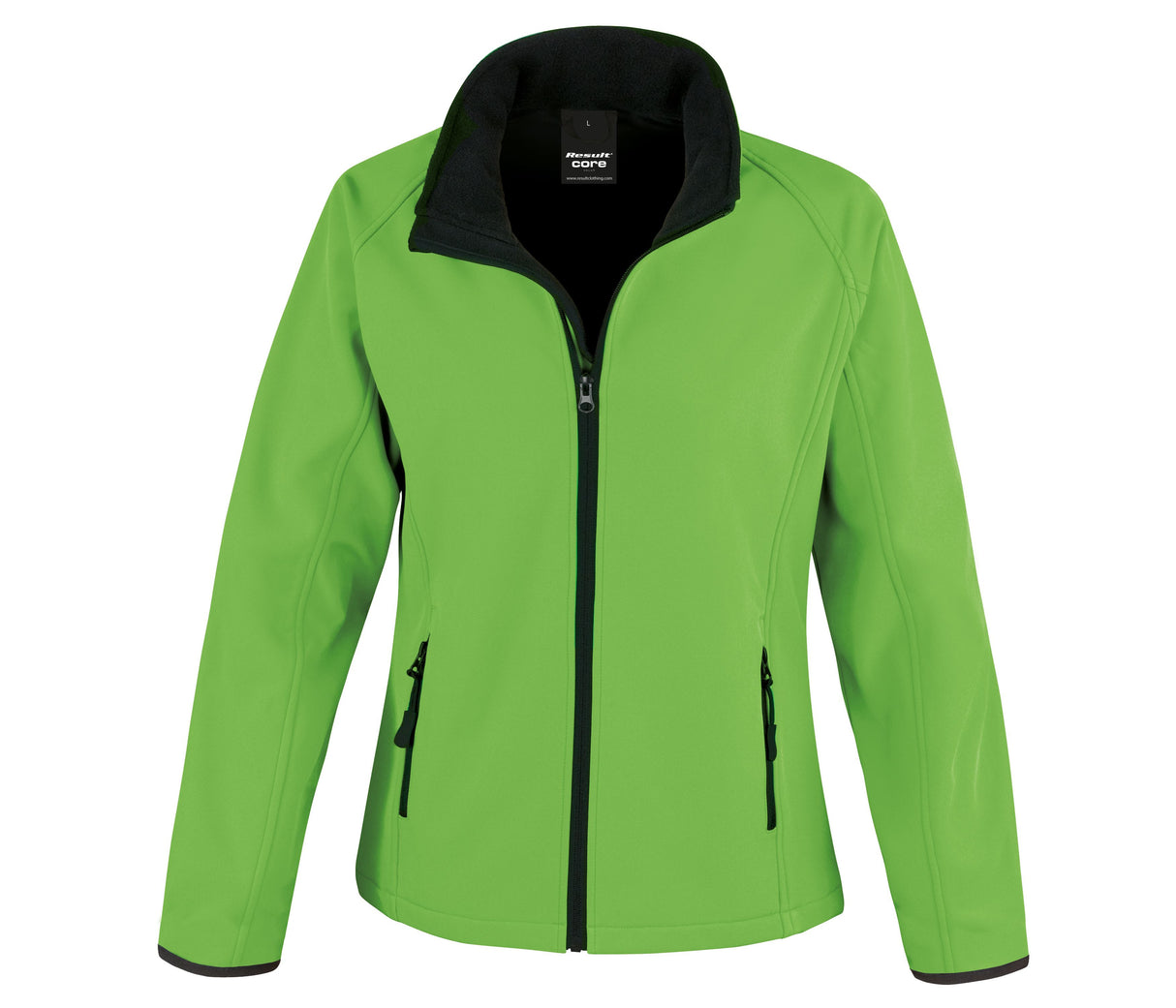 RESULT WOMENS PRINTABLE SOFTSHELL JACKET
