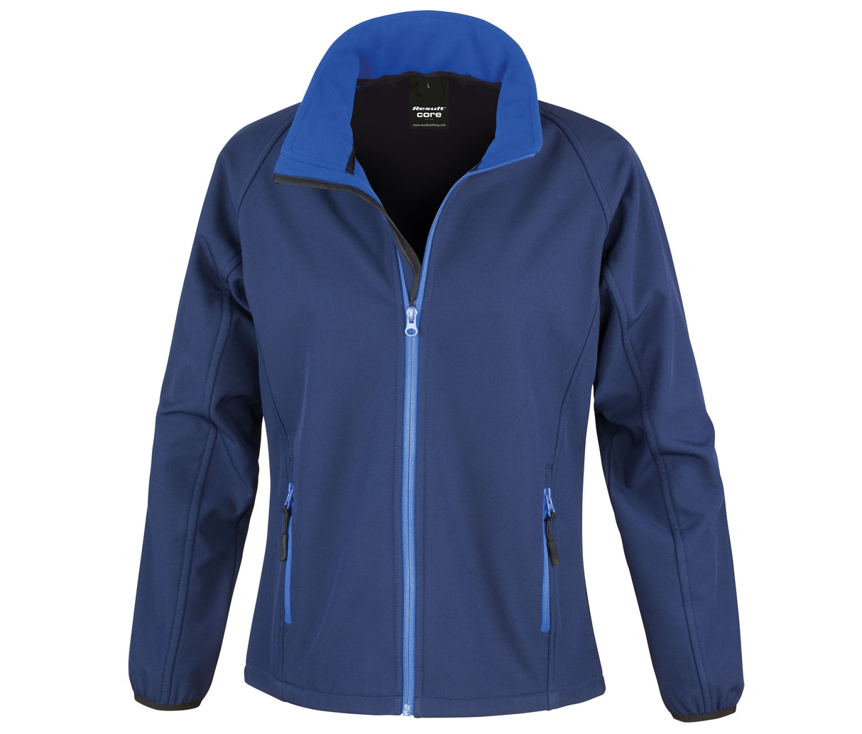 RESULT WOMENS PRINTABLE SOFTSHELL JACKET