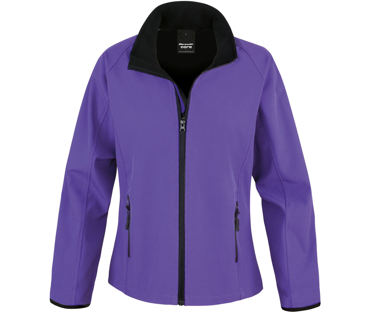 RESULT WOMENS PRINTABLE SOFTSHELL JACKET