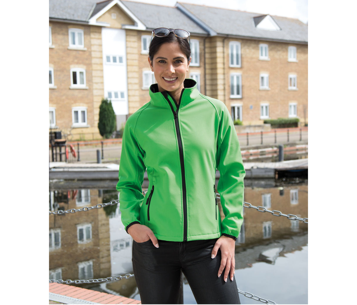 RESULT WOMENS PRINTABLE SOFTSHELL JACKET