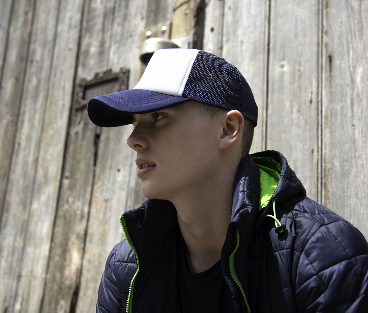 RESULT DETROIT 1/2 MESH TRUCKERS CAP