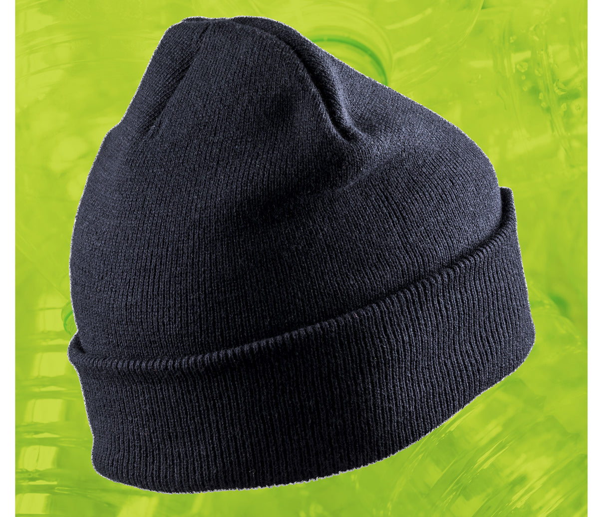 RESULT RECYCLED DOUBLE KNIT PRINTERS BEANIE