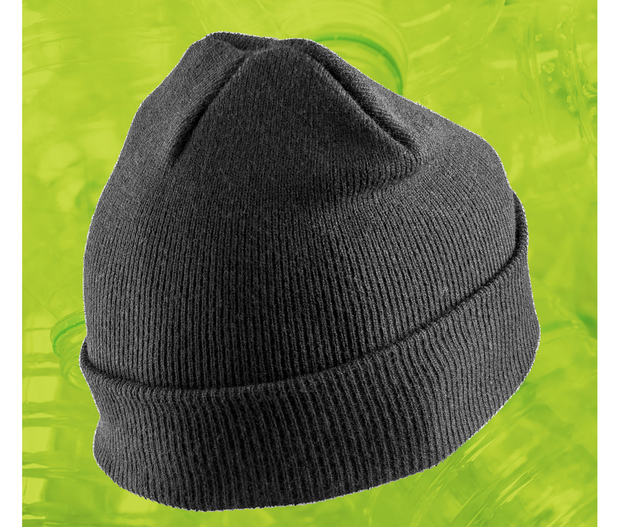 RESULT RECYCLED DOUBLE KNIT PRINTERS BEANIE