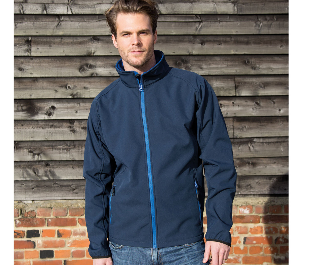 RESULT MENS PRINTABLE SOFTSHELL JACKET
