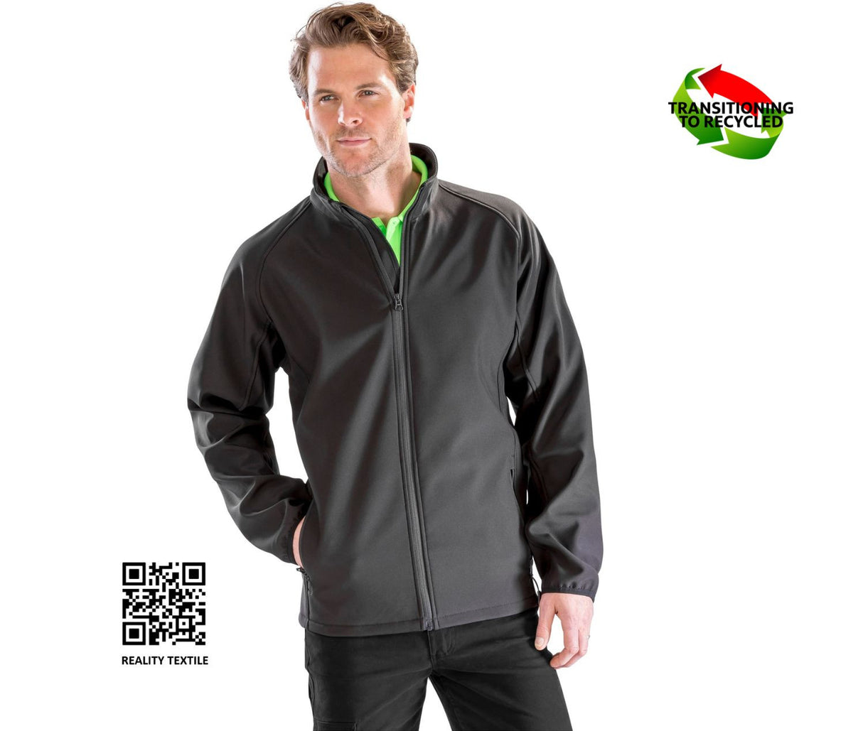 RESULT MENS PRINTABLE SOFTSHELL JACKET