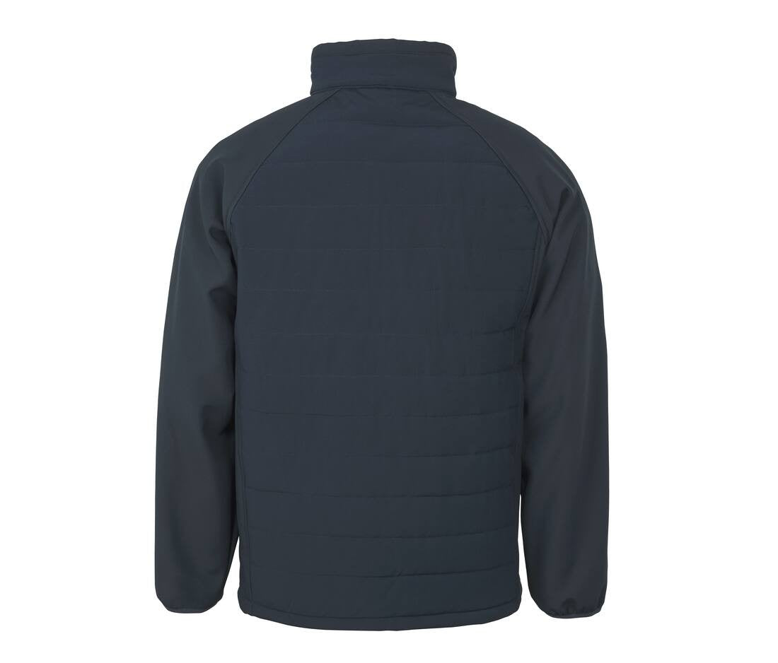 RESULT BLACK COMPASS PADDED SOFTSHELL JACKET