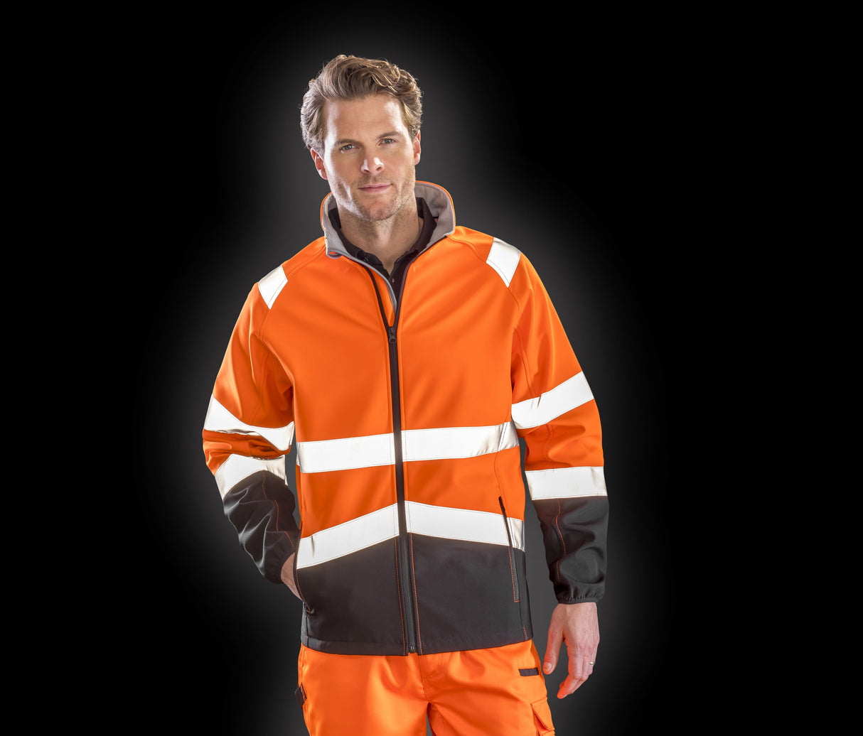 RESULT PRINTABLE SAFETY SOFTSHELL JACKET