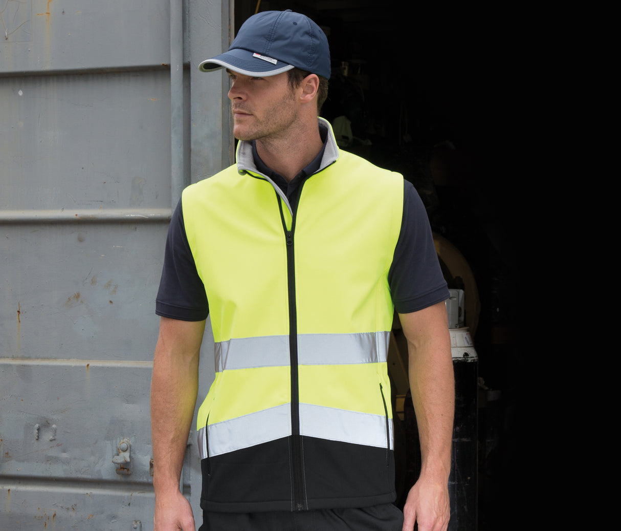 RESULT PRINTABLE SAFETY SOFTSHELL GILET