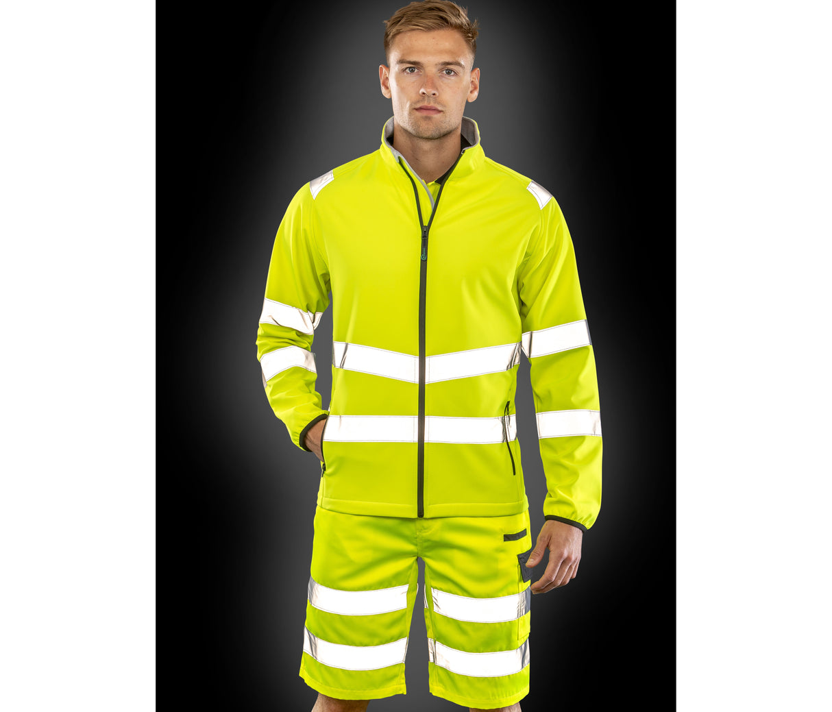 RESULT RECYCLED PRINTABLE SAFETY SOFTSHELL