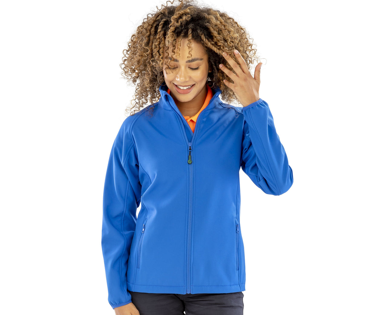 RESULT WOMENS RECYCLED 2-LAYER PRINTABLE SOFTSHELL JACKET