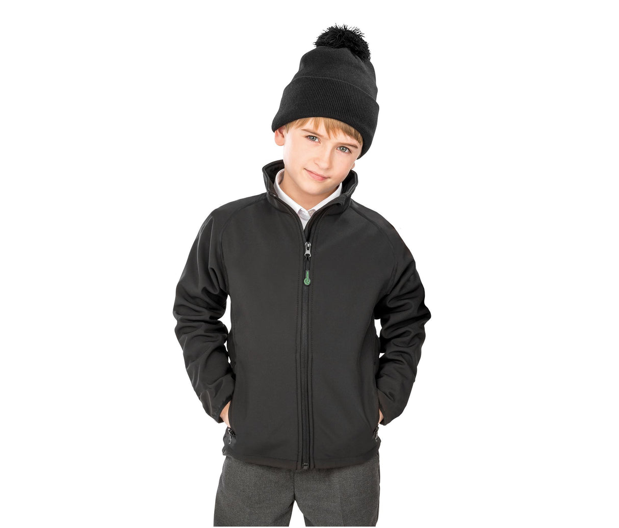 RESULT RECYCLED 2-LAYER PRINTABLE JUNIOR YOUR SOFTSHELL JACKET
