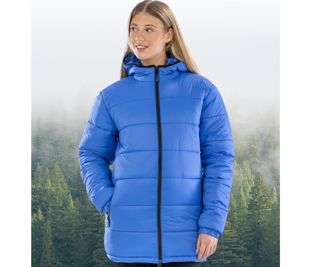 RESULT RECYCLED HOODED PADDED PARKA