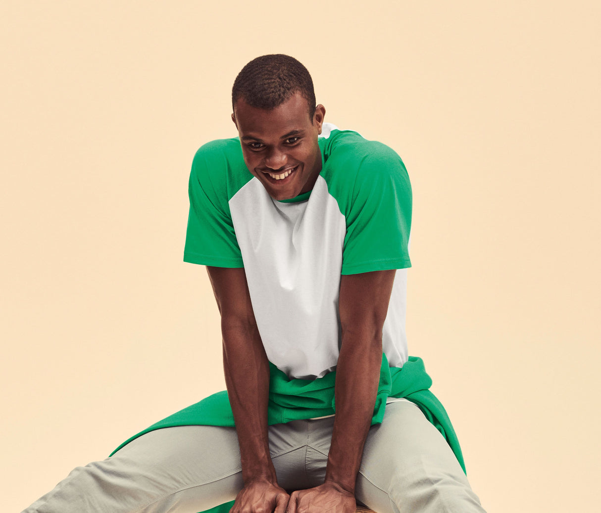 FRUIT OF THE LOOM VALUEWEIGHT SHORT SLEEVE BASEBALL T