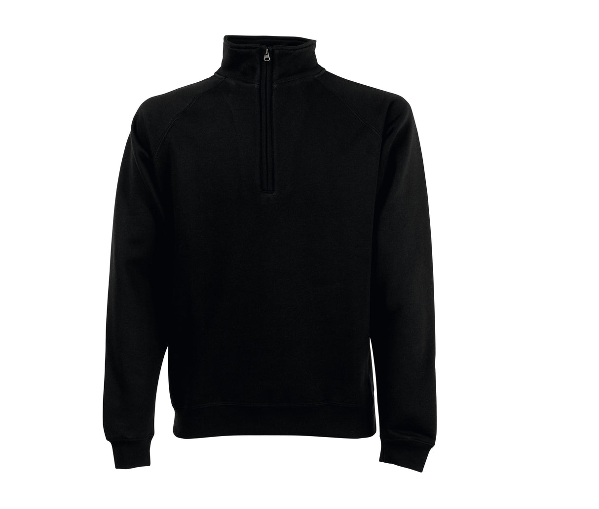 FRUIT OF THE LOOM PREMIUM ZIP NECK SWEAT