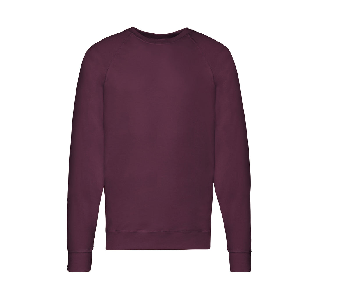 FRUIT OF THE LOOM LIGHTWEIGHT RAGLAN SWEAT