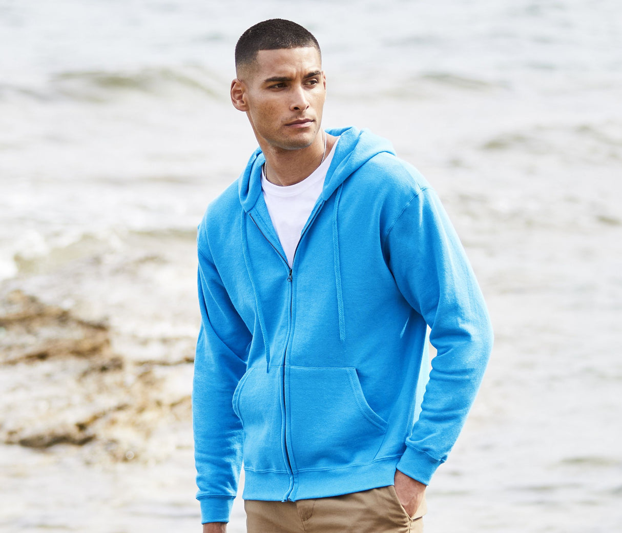 FRUIT OF THE LOOM CLASSIC HOODED SWEAT JACKET