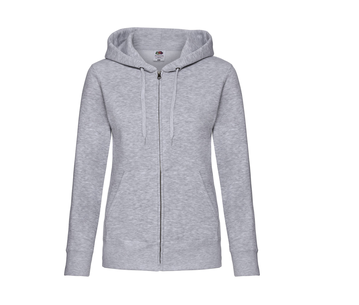 FRUIT OF THE LOOM LADIES PREMIUM HOODED SWEAT JACKET