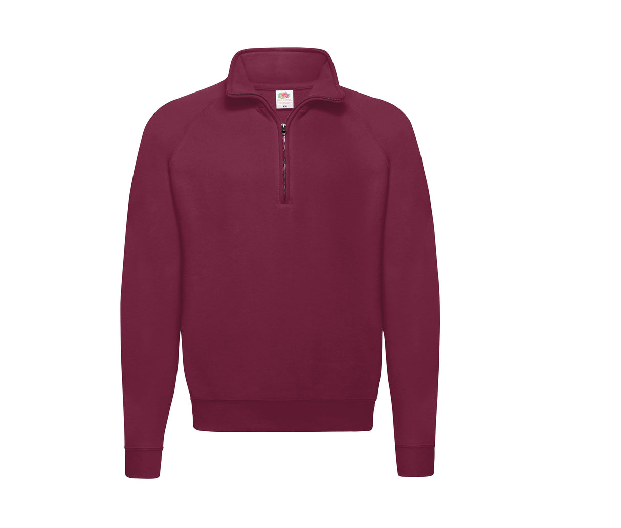 FRUIT OF THE LOOM CLASSIC ZIP NECK SWEAT