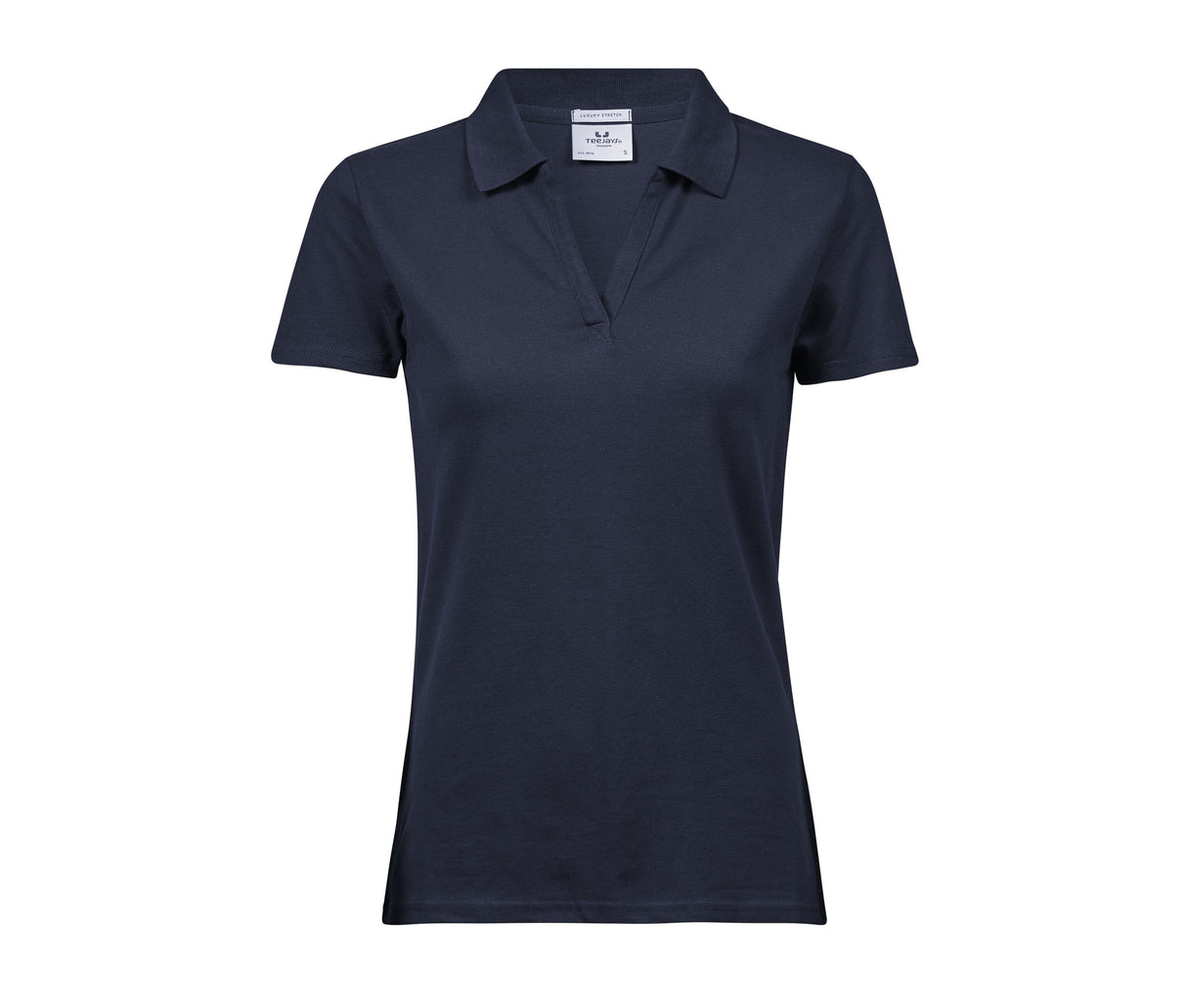 TEE JAYS WOMENS LUXURY STRETCH V-NECK POLO