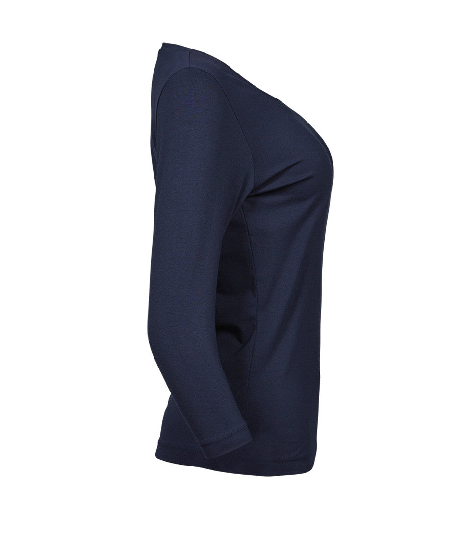 TEE JAYS WOMENS STRETCH 3/4 SLEEVE TEE