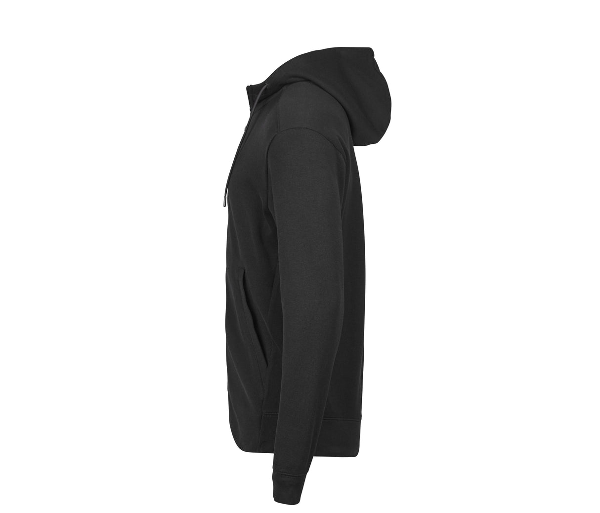 TEE JAYS RIBBED INTERLOCK HOODED FULL ZIP
