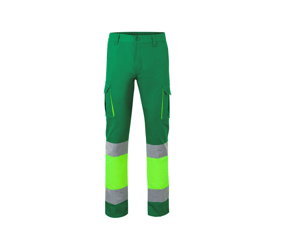 VELILLA TWO-TONE HIGH VISIBILITY MULTI-POCKET TROUSERS