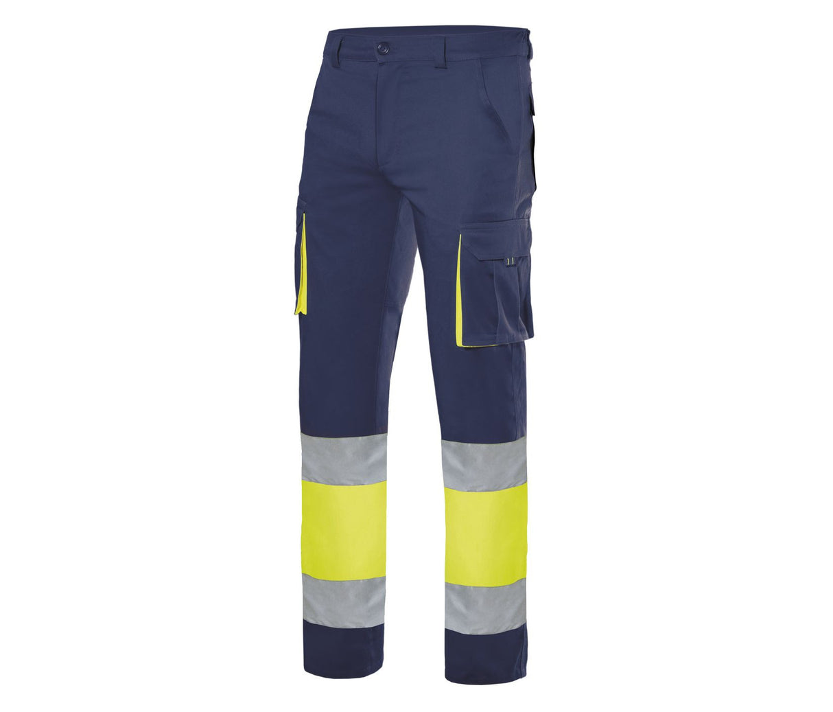 VELILLA TWO-TONE HIGH VISIBILITY MULTI-POCKET TROUSERS