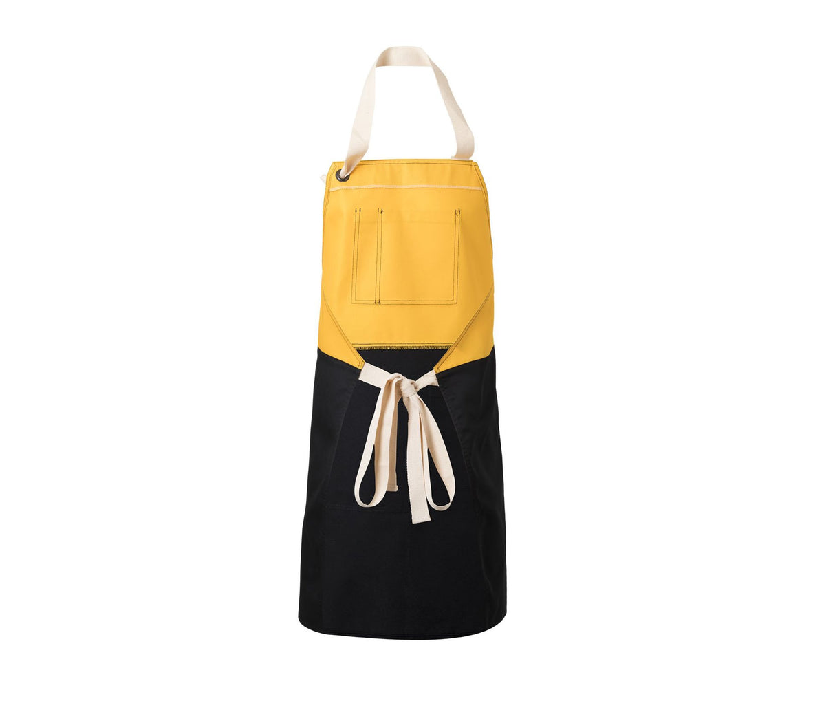 VELILLA TWO-TONED BIB APRON