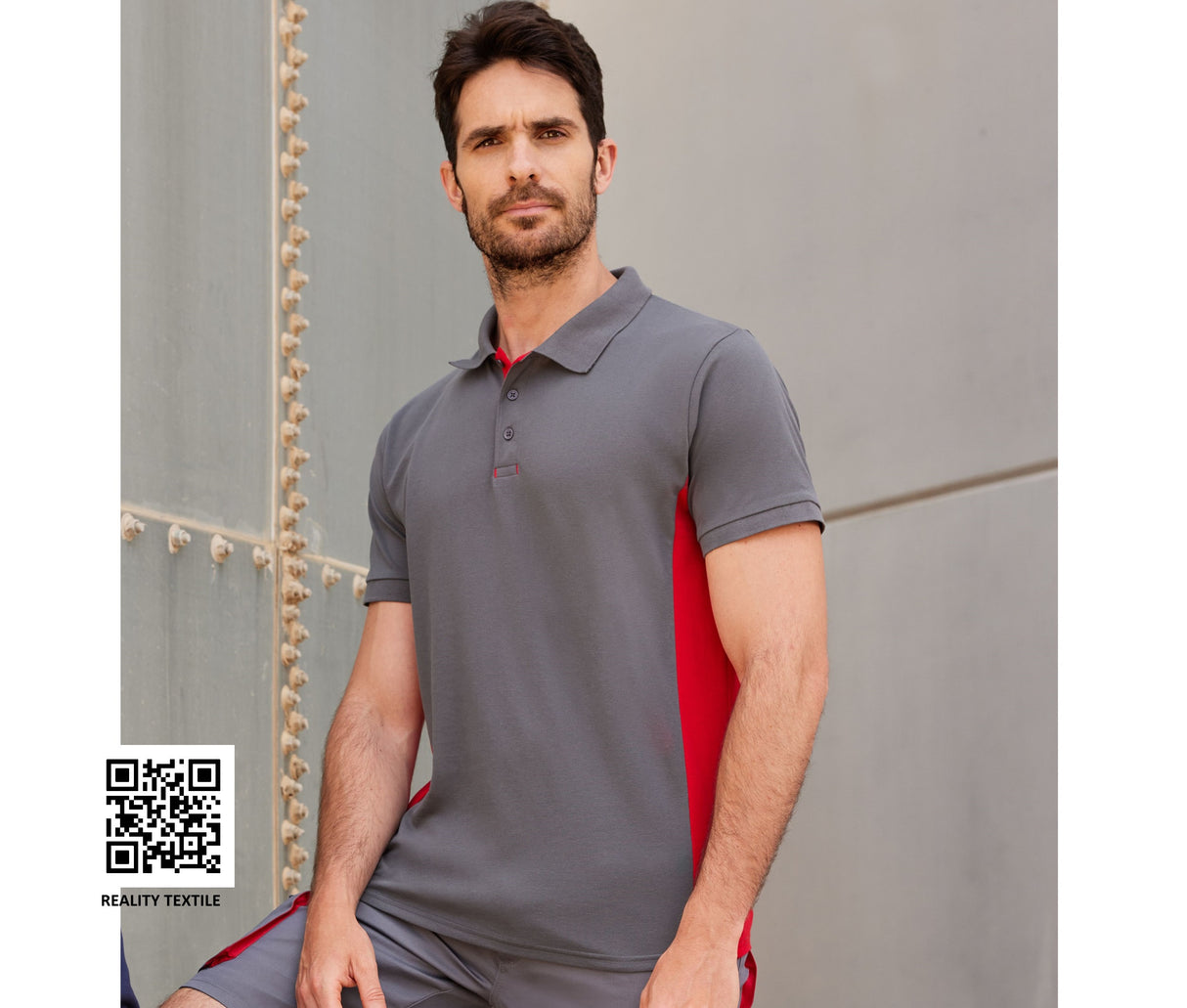 VELILLA TWO-TONE SHORT SLEEVE POLO SHIRT