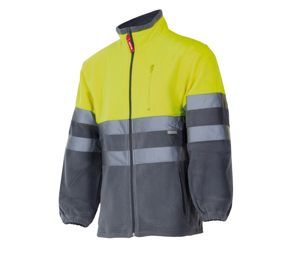 VELILLA TWO-TONE HIGH VISIBILITY FLEECE JACKET