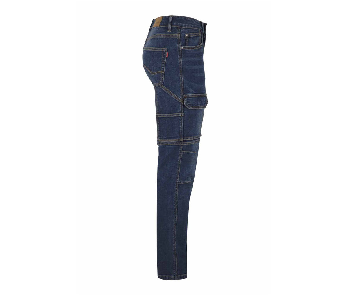 Multi-pocket stretch jeans