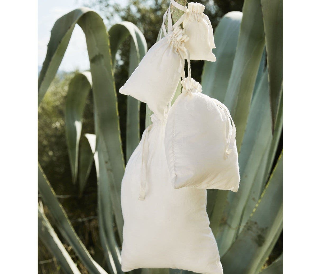 WESTFORD MILL ORGANIC COTTON DRAW CORD BAG