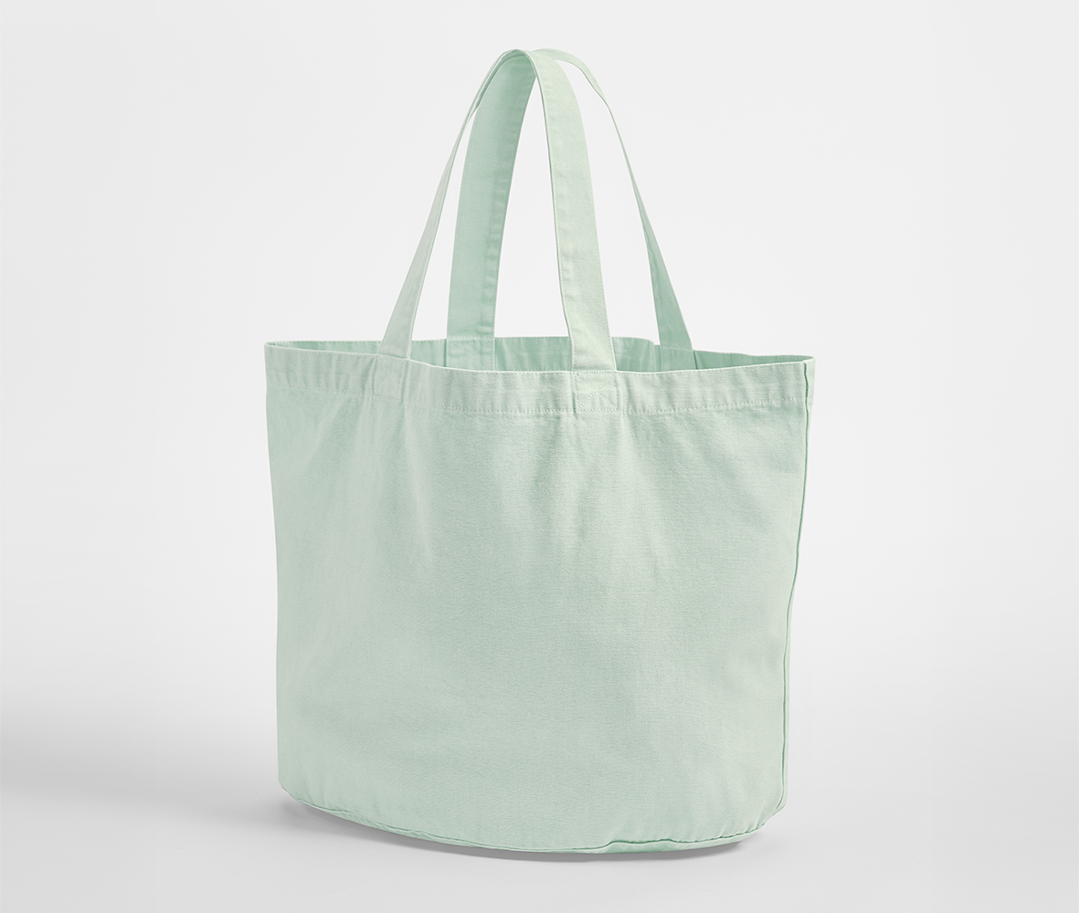 GARMENT-DYED SHOPPER