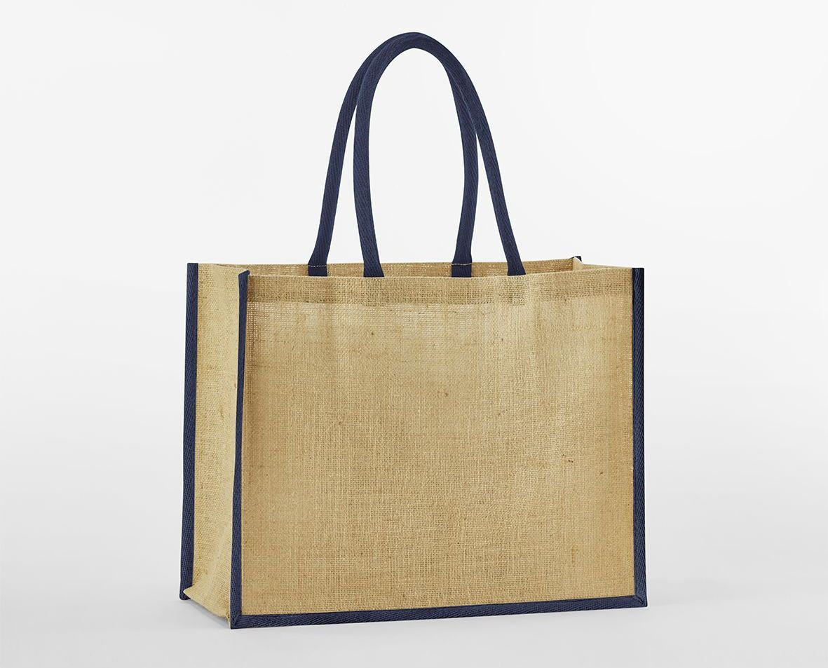 WESTFORD MILL NATURAL STARCHED JUTE CLASSIC SHOPPER